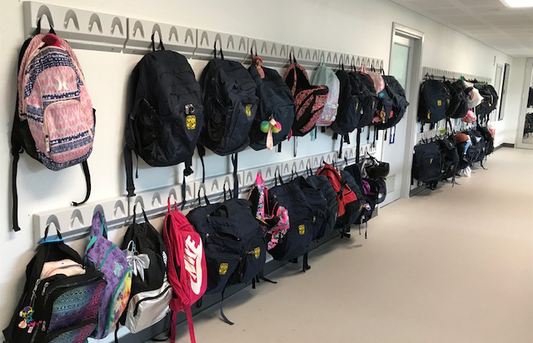 Snughooks Storing Student School Bags